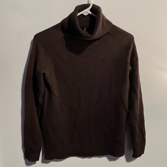 Massimo Dutti Sweaters - Massimo Dutti Brown Cashmere Turtleneck Sweater M